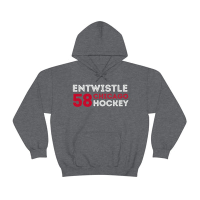 Entwistle 58 Chicago Hockey Grafitti Wall Design Unisex Hooded Sweatshirt