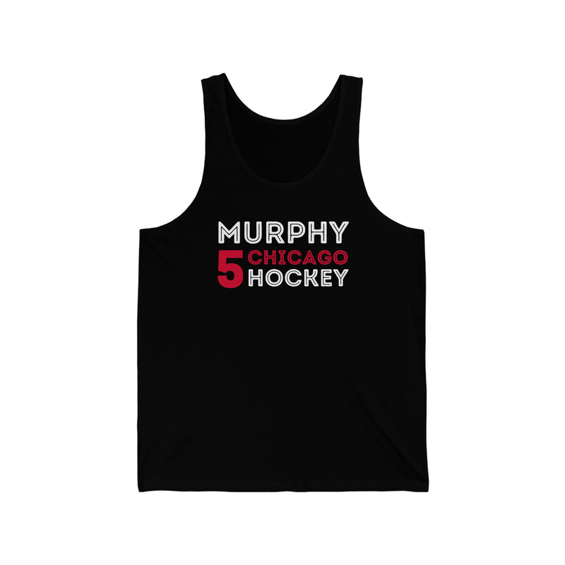 Murphy 5 Chicago Hockey Grafitti Wall Design Unisex Jersey Tank Top