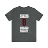 Donato 8 Chicago Hockey Black Vertical Design Unisex T-Shirt