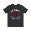 Bedard 98 Chicago Hockey Number Arch Design Unisex T-Shirt