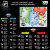 NHL League Map Puzzle, 500 Piece