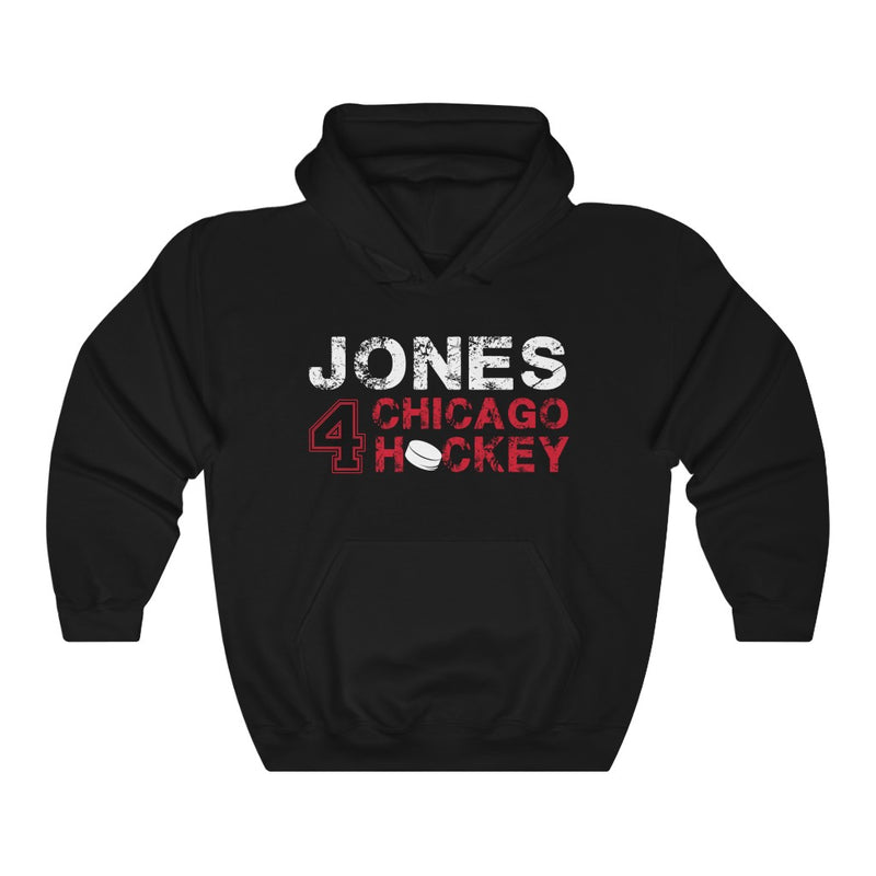 Jones 4 Chicago Hockey Unisex Hooded Sweatshirt