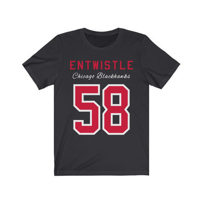 Entwistle 58 Chicago Blackhawks Unisex Jersey Tee