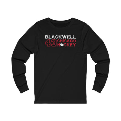 Blackwell 43 Chicago Hockey Unisex Jersey Long Sleeve Shirt