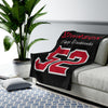 Johnson 52 Chicago Blackhawks Velveteen Plush Blanket