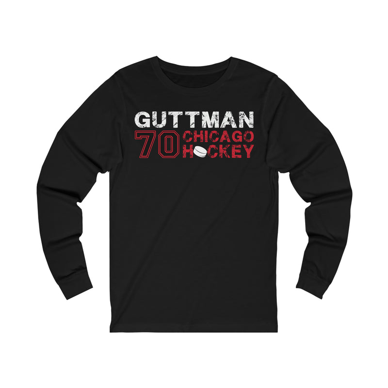 Guttman 70 Chicago Hockey Unisex Jersey Long Sleeve Shirt