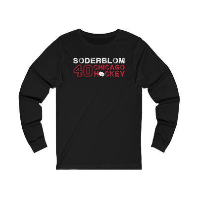 Soderblom 40 Chicago Hockey Unisex Jersey Long Sleeve Shirt