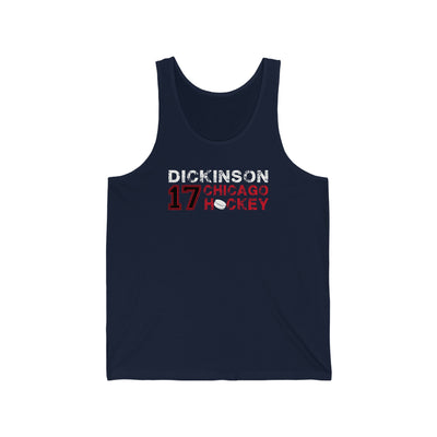 Dickinson 17 Chicago Hockey Unisex Jersey Tank Top