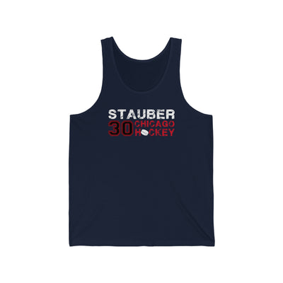 Stauber 30 Chicago Hockey Unisex Jersey Tank Top