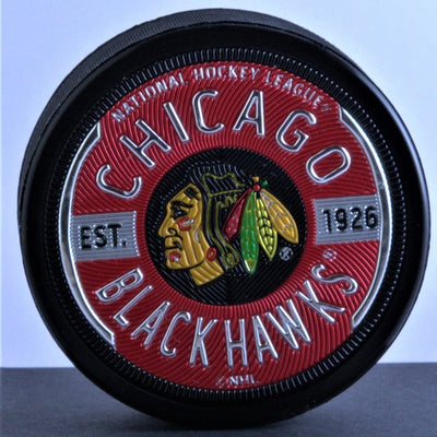 Chicago Blackhawks Hockey Puck