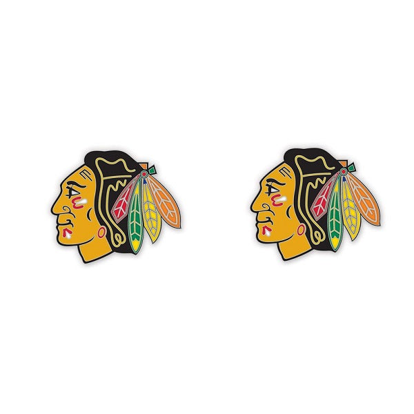 Chicago Blackhawks Team Logo Post Earrings