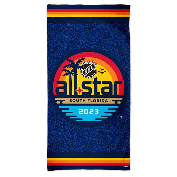 2023 NHL All-Star Game Spectra Beach Towel, 30x60 Inch