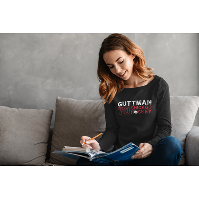 Guttman 70 Chicago Hockey Unisex Jersey Long Sleeve Shirt