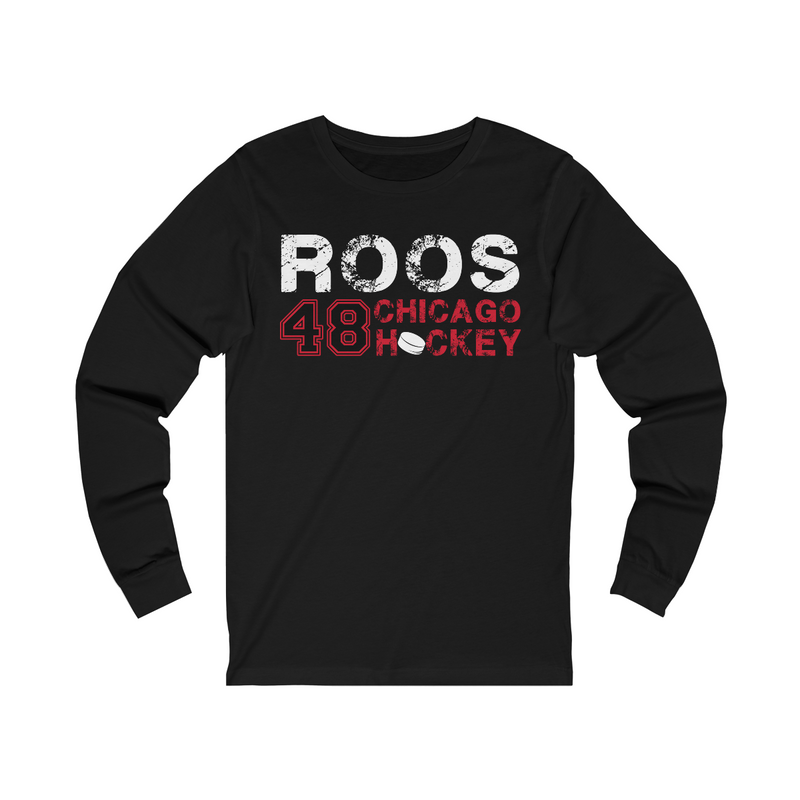 Roos 48 Chicago Hockey Unisex Jersey Long Sleeve Shirt