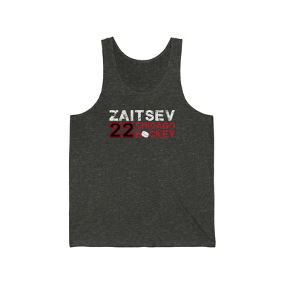 Zaitsev 22 Chicago Hockey Unisex Jersey Tank Top